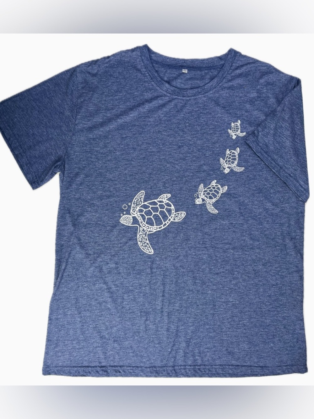Classic Women's Heather Blue Short Sleeve Tee - 2XL